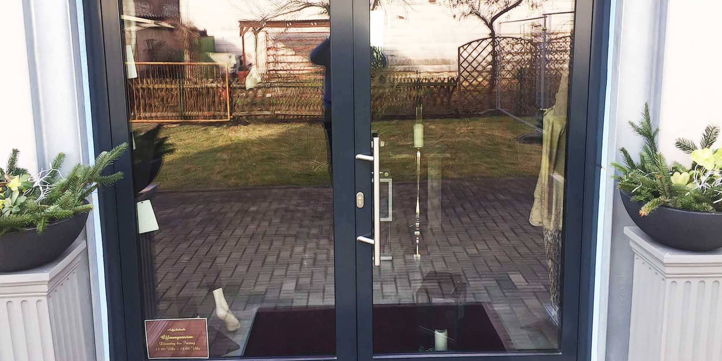 Glastür